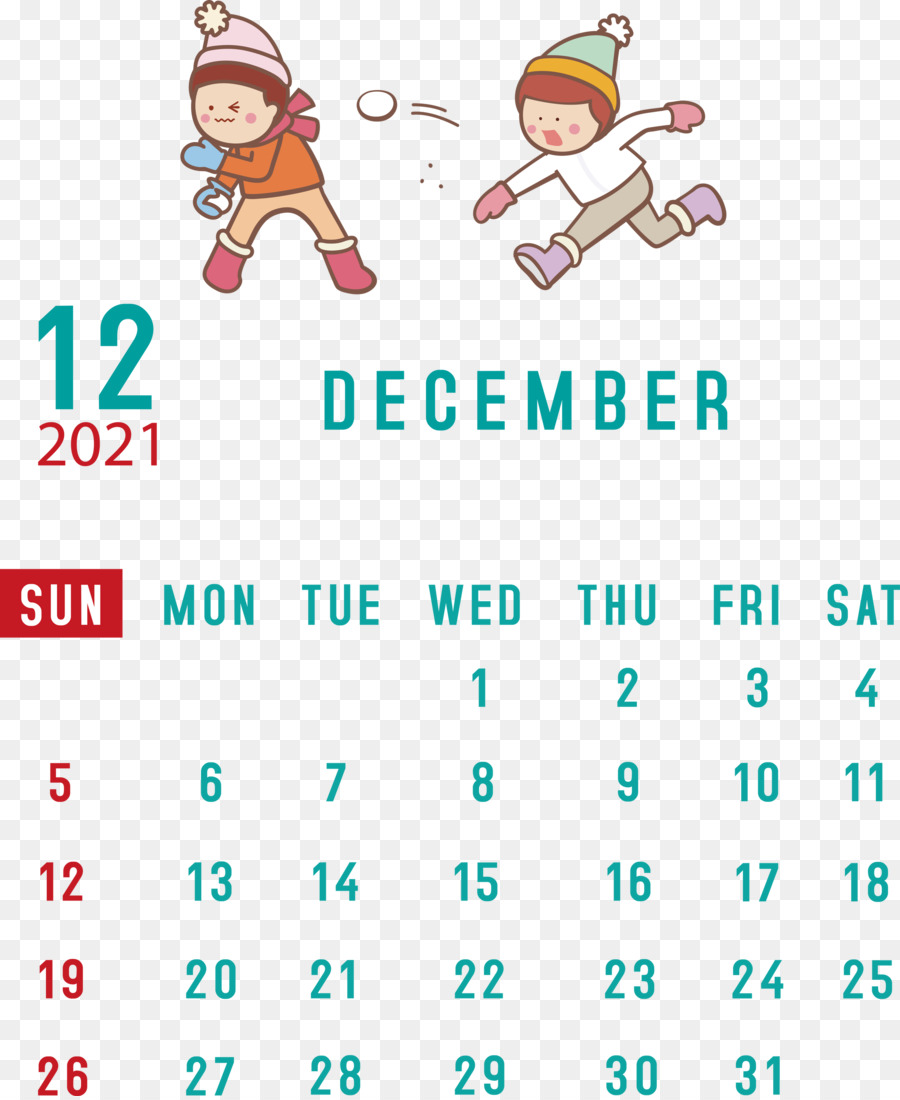 Calendrier De Décembre，Mois PNG