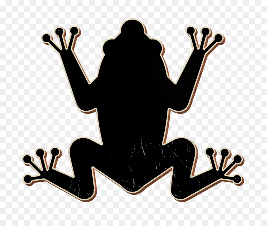 Silhouette De Grenouille，Amphibie PNG