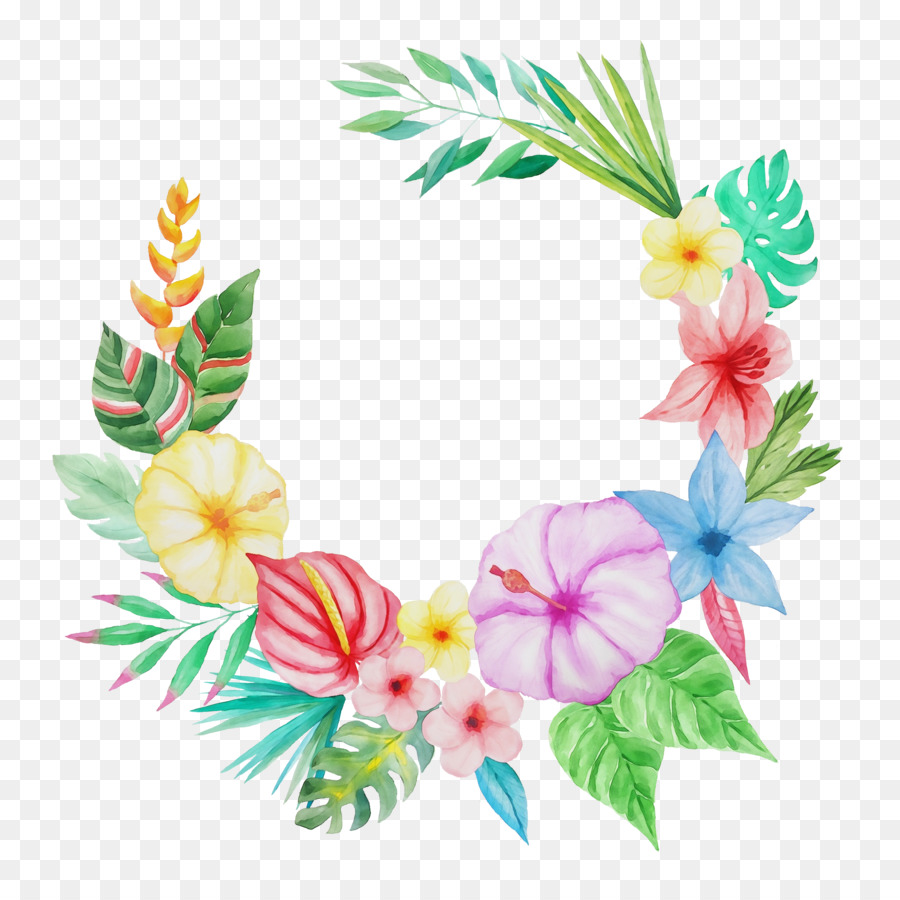 Couronne Florale，Fleurs PNG