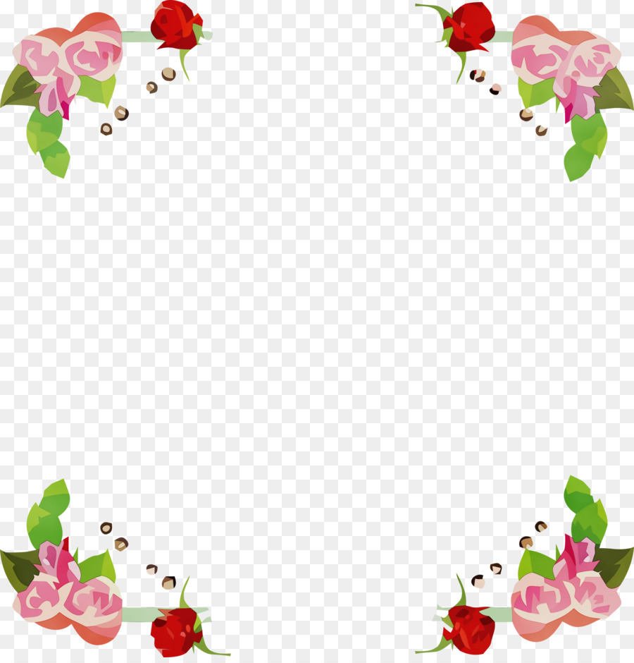 Design Floral，Les Roses De Jardin PNG