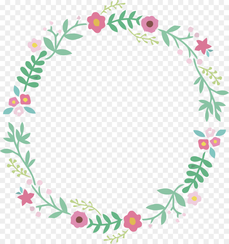 Cadre Floral，Couronne PNG