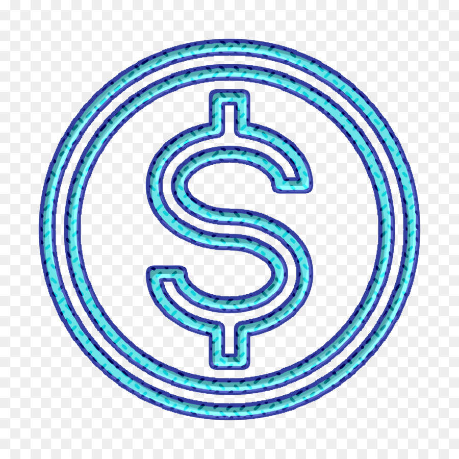 Signe Dollar，Argent PNG