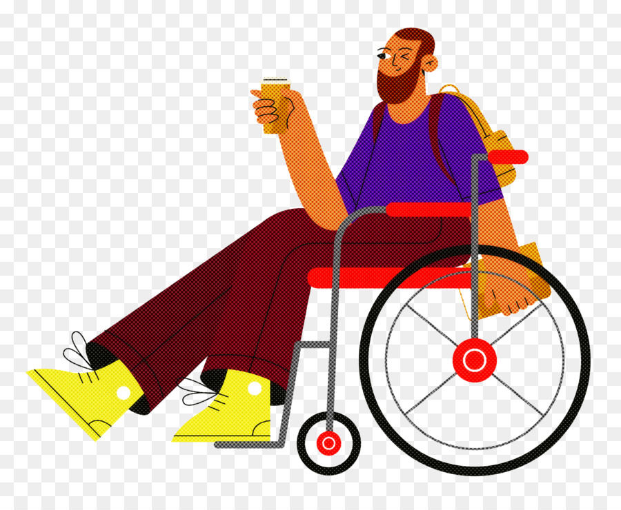 Dessin Animé，Fauteuil Roulant PNG