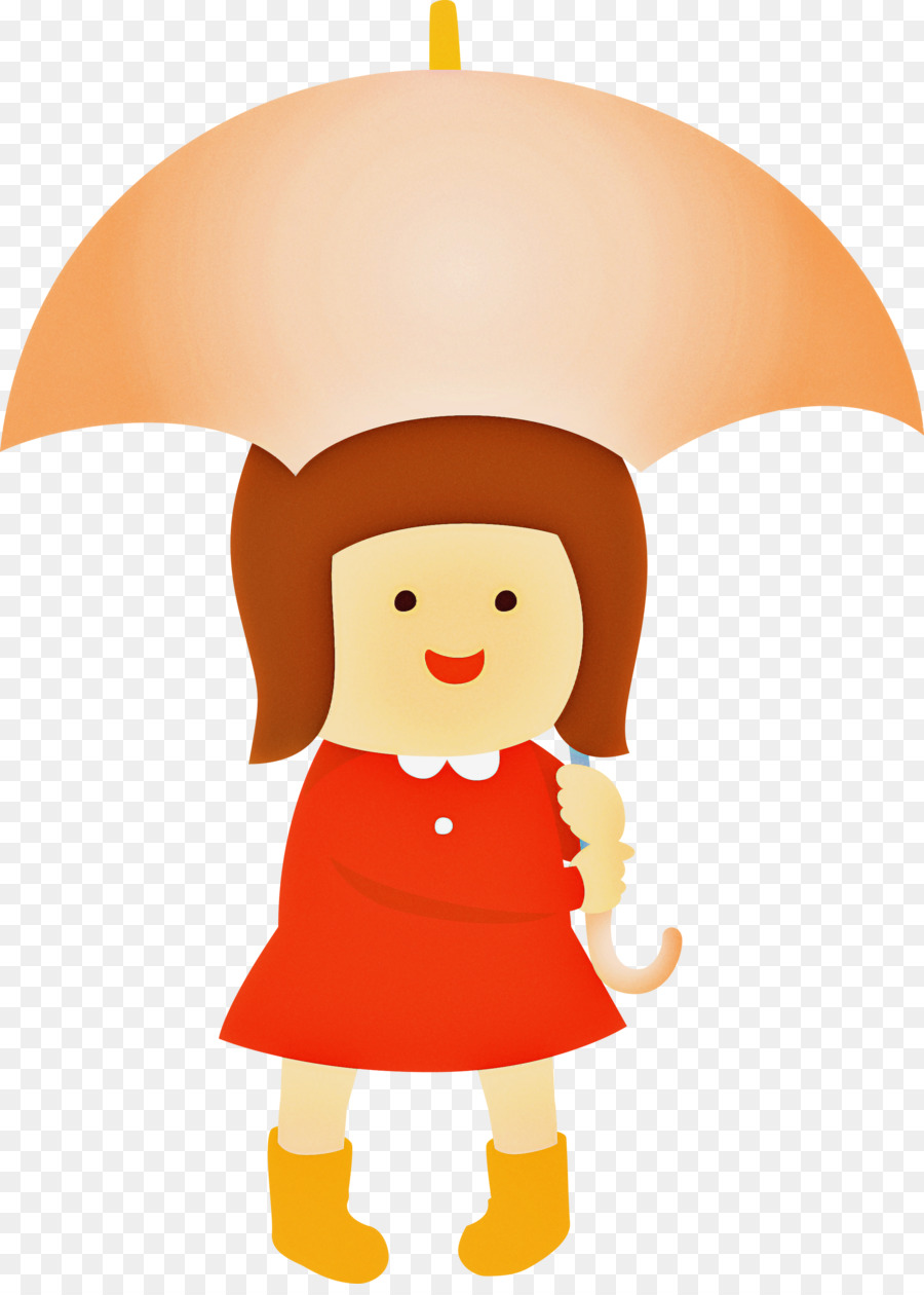 Fille Avec Parapluie，Pluie PNG