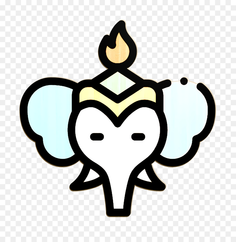 L'art En Ligne，éléphant De Ligne PNG