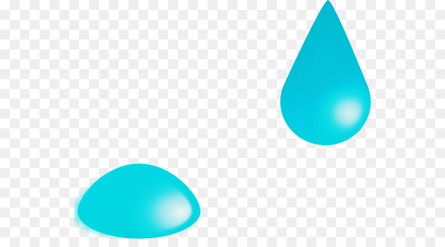 Gouttes D'eau，Bleu PNG