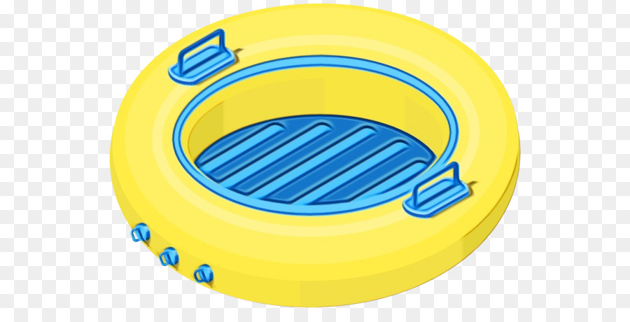 Tube Gonflable Jaune，Eau PNG