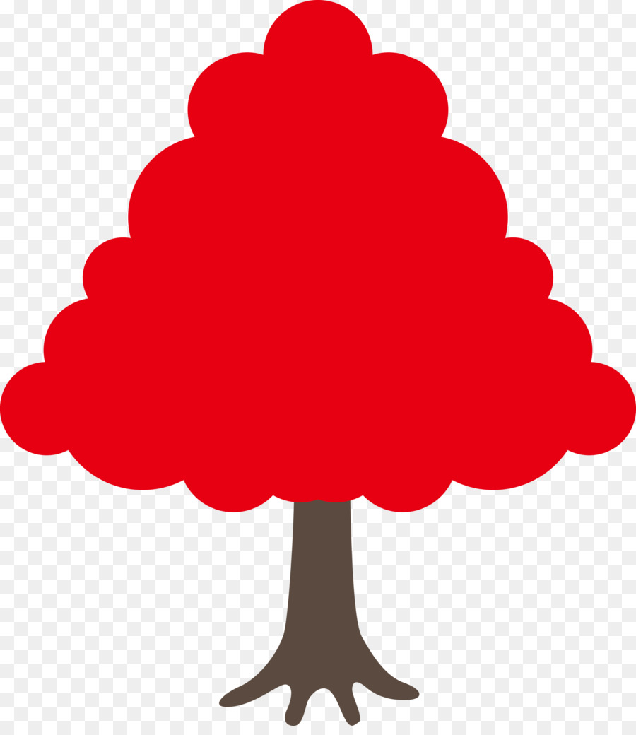 Arbre，Rouge PNG