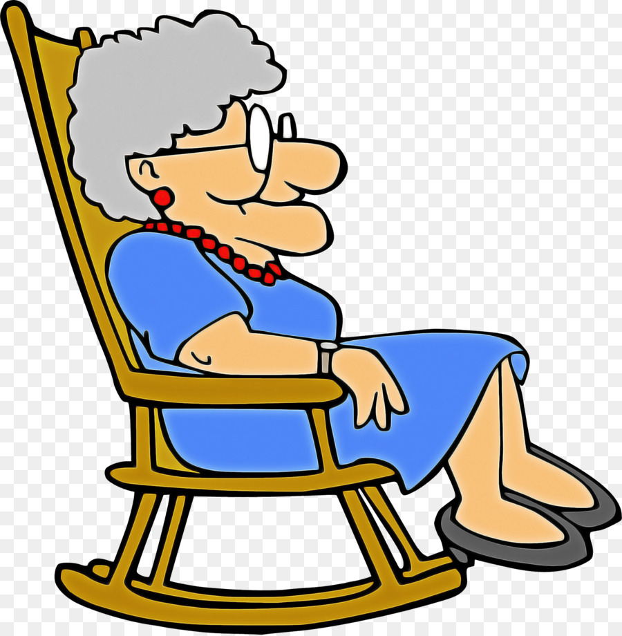 Grand Mère，Fauteuil à Bascule PNG