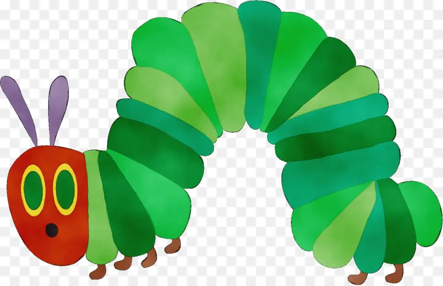 Chenille Verte，Insecte PNG