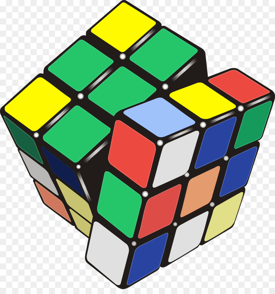 Rubik's Cube，Coloré PNG