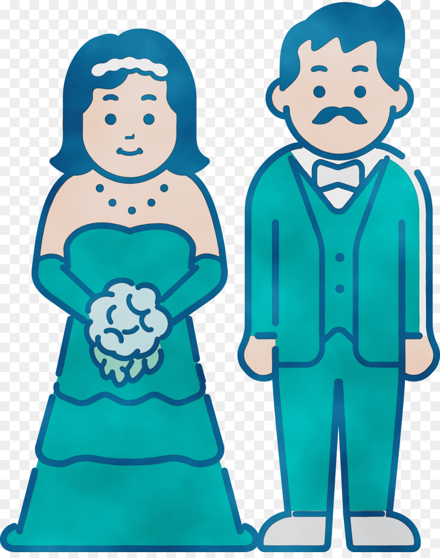 Couple De Mariage，Mariée PNG