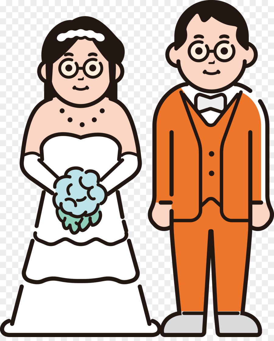 Couple De Mariage，Mariée PNG