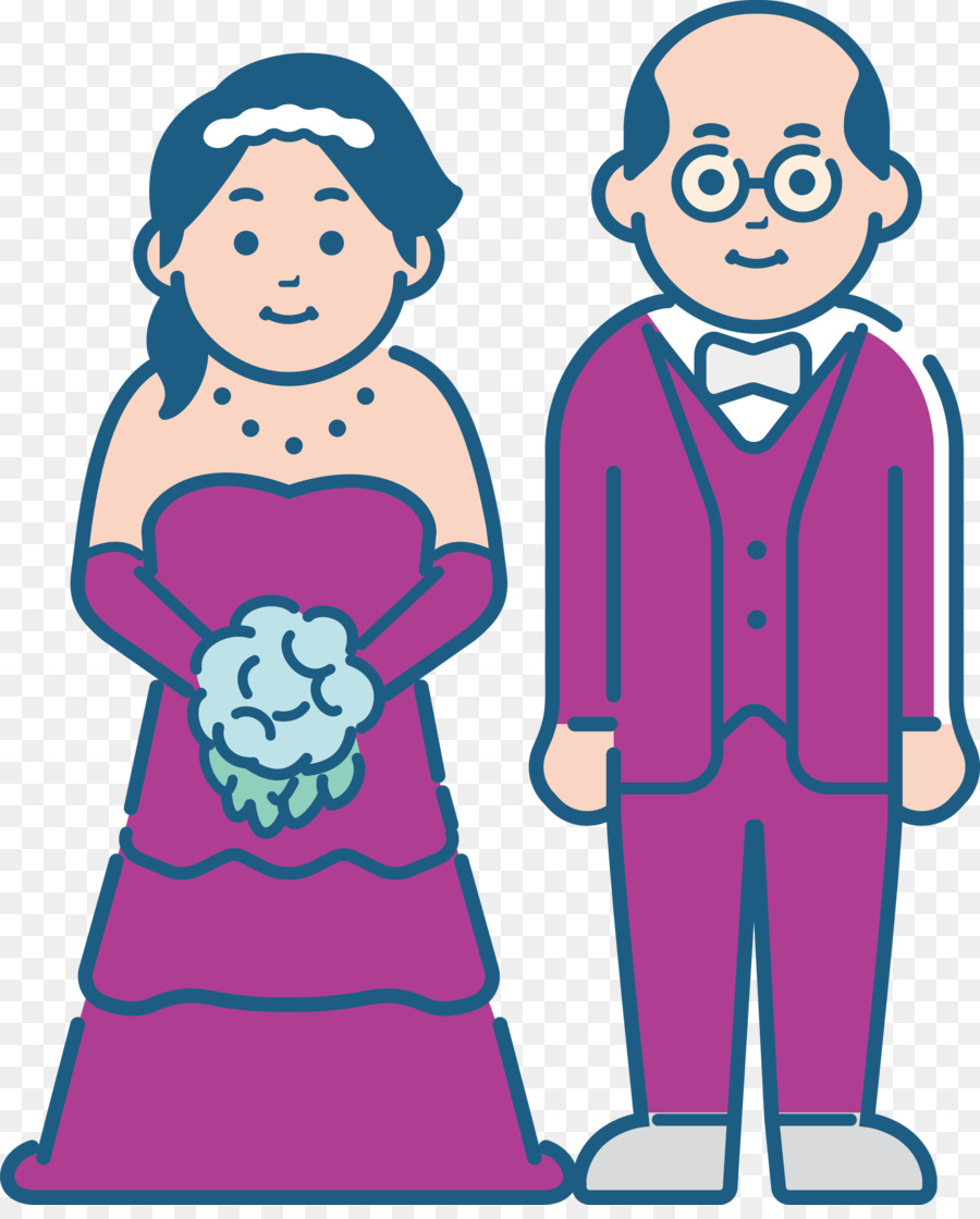 Couple De Mariage，Mariée PNG