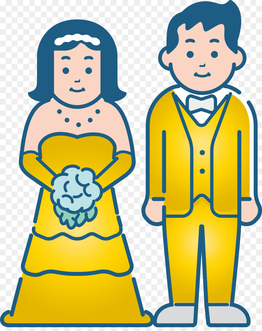 Couple De Mariage，Mariée PNG