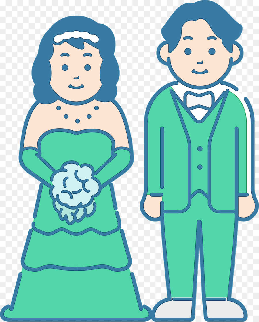 Couple De Mariage，Mariée PNG