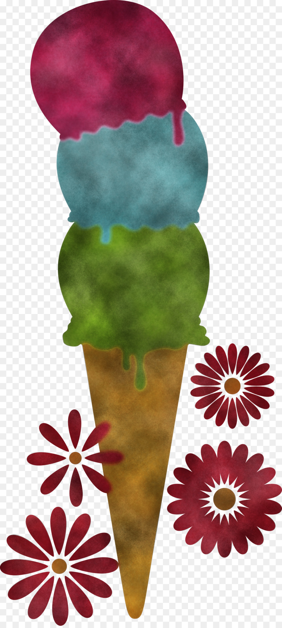 Glace，Coloré PNG