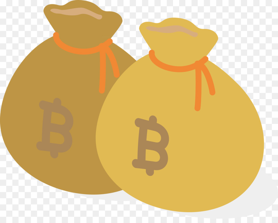 Sacs Bitcoin，Argent PNG