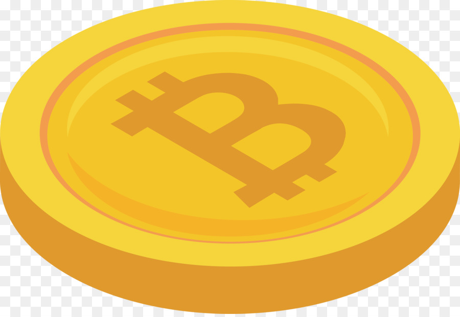 Pièce Bitcoin，Or PNG