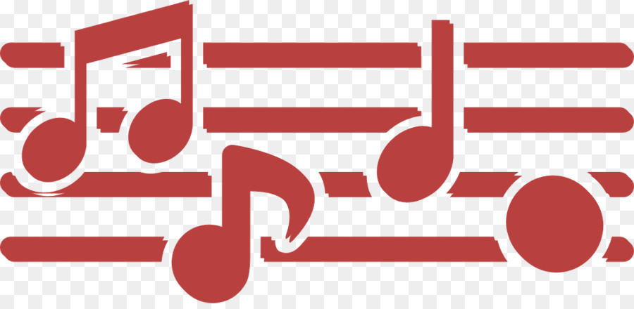 Notes De Musique，Rouge PNG