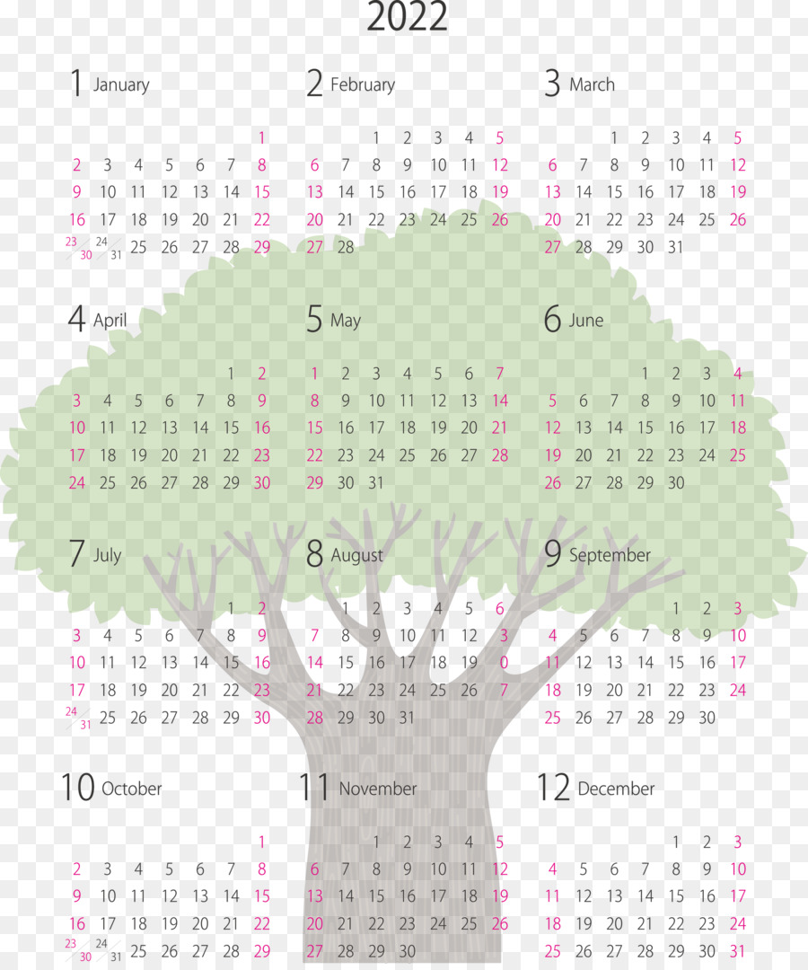 Système De Calendrier，Ligne PNG