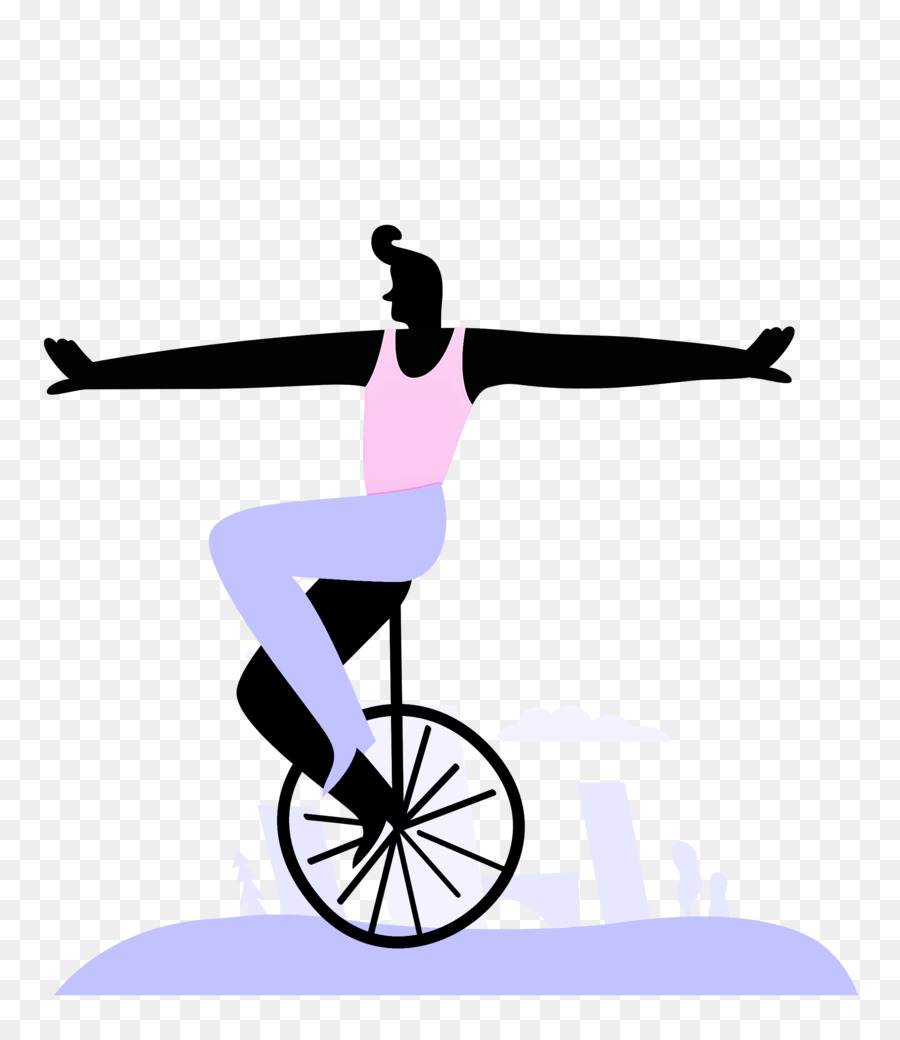 Monocycliste，Monocycle PNG