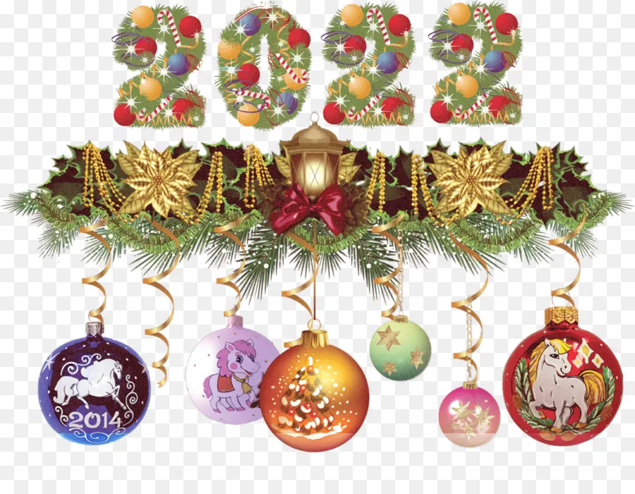 Décorations De Noël 2022，Ornements PNG