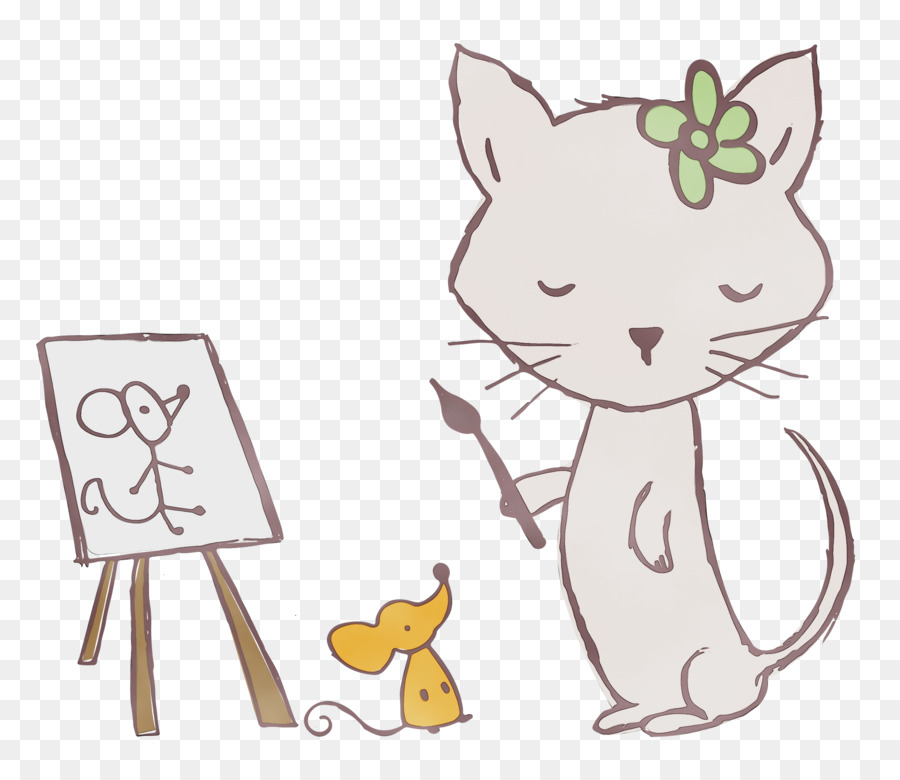 Artiste De Chat，Dessin PNG