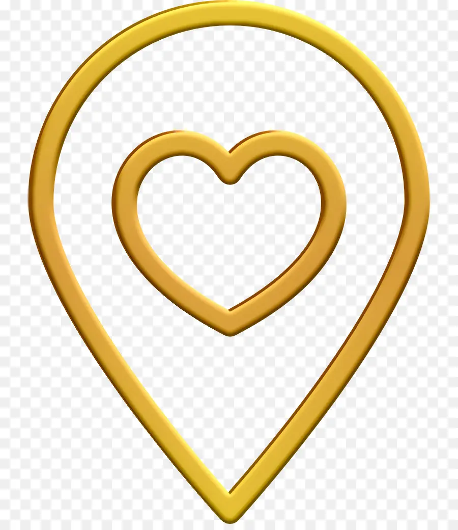 Coeur En Localisation Badge，Amour PNG