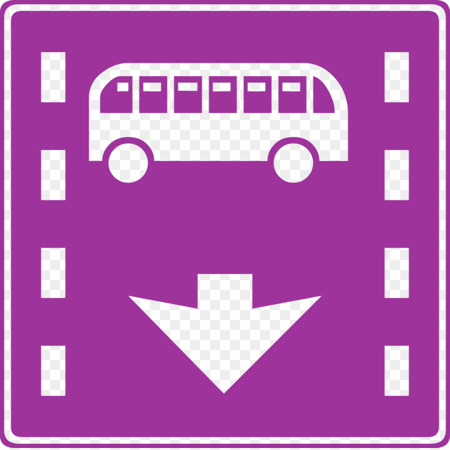 Signe De La Circulation，Des Voies De Bus PNG
