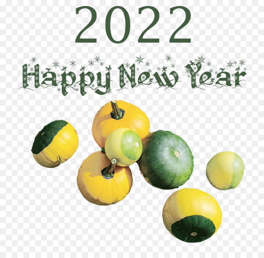 Nouvel An 2022，Citrons PNG