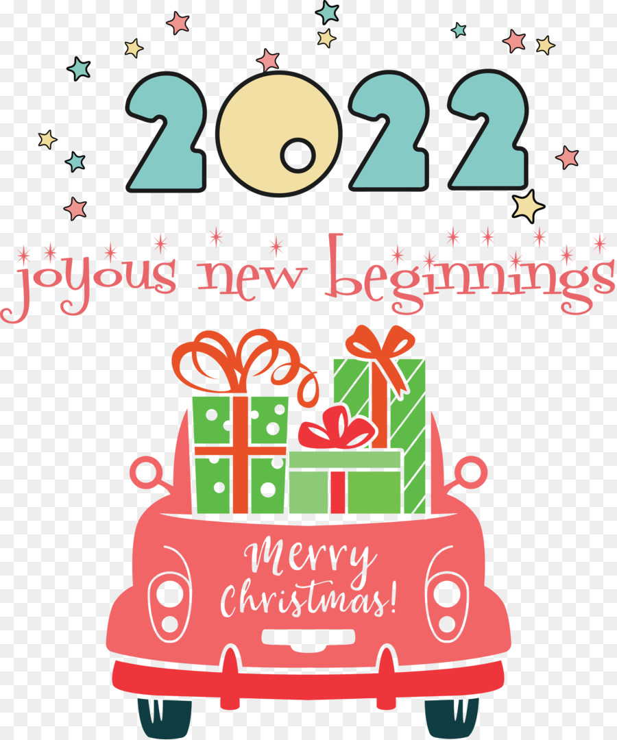 Bonne Année 2022，Noël PNG