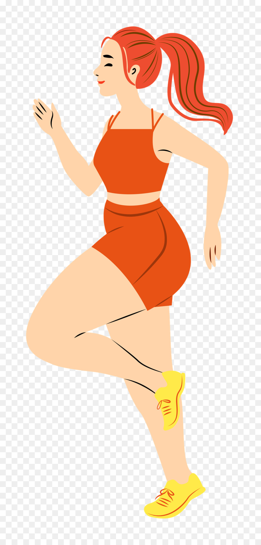 Femme Qui Court，Exercice PNG