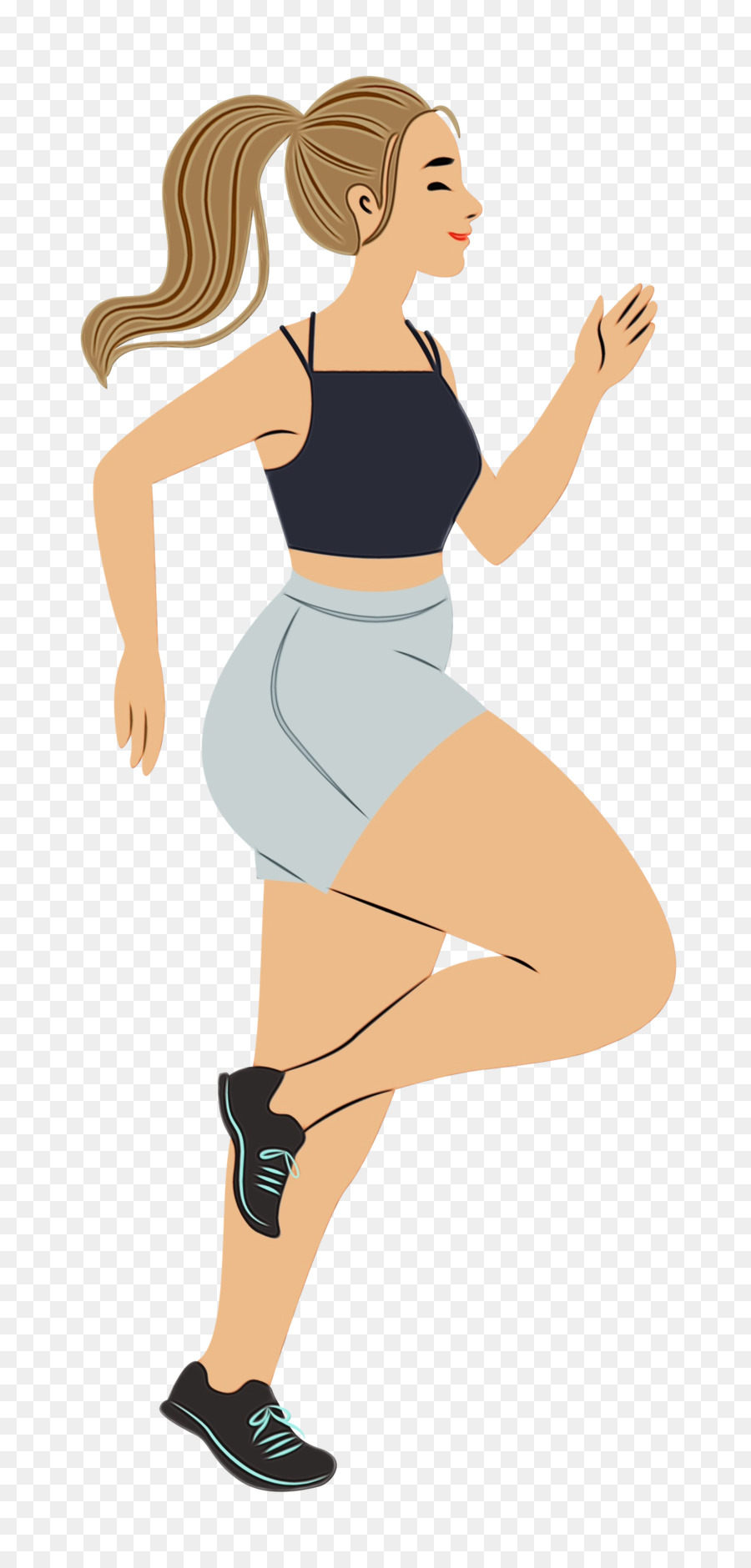 Femme Qui Court，Exercice PNG