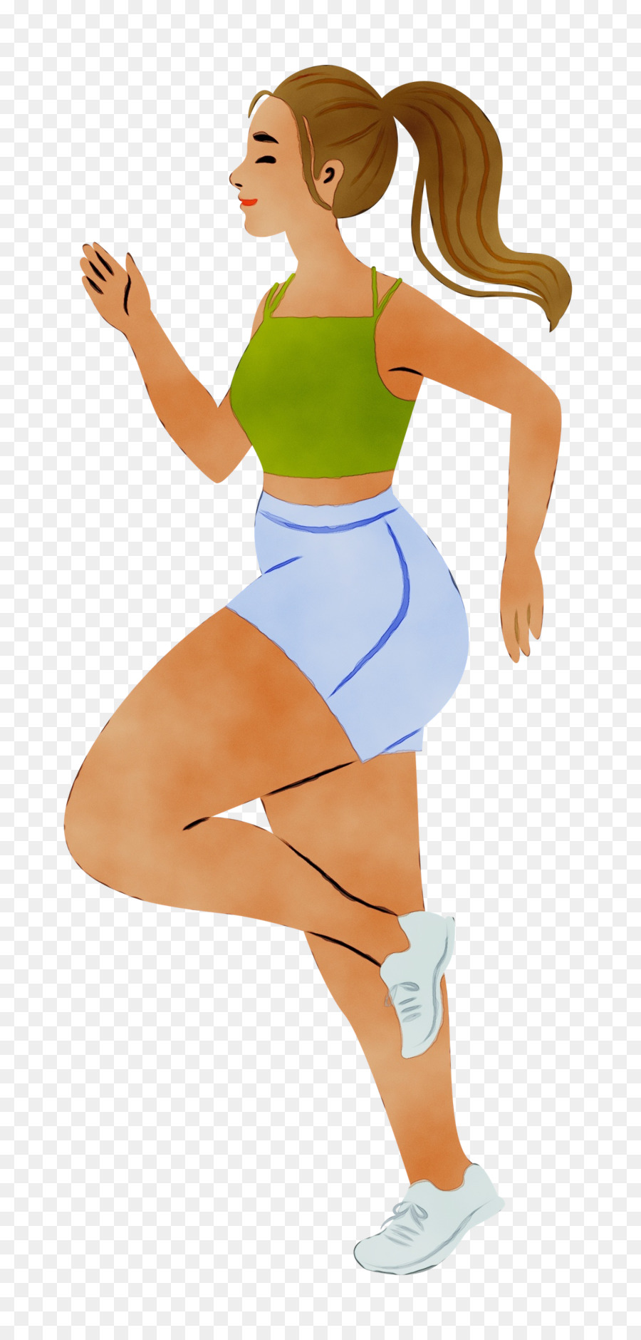 Femme Qui Court，Exercice PNG