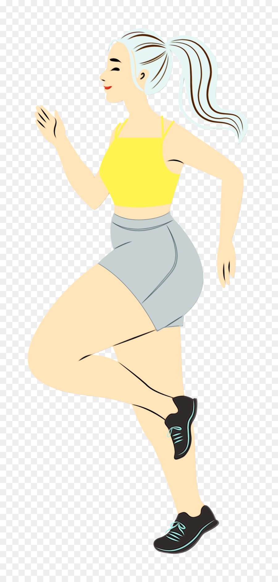 Femme Qui Court，Exercice PNG