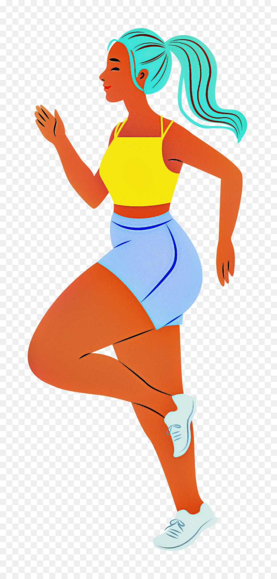 Femme Qui Court，Exercice PNG