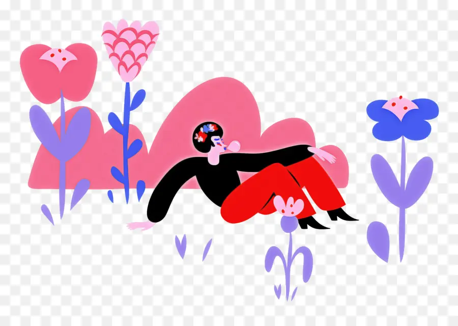 Personne，Fleurs PNG