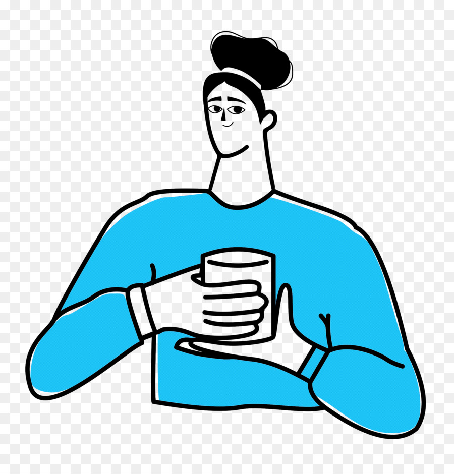 Personne Avec Une Tasse，Tasse PNG