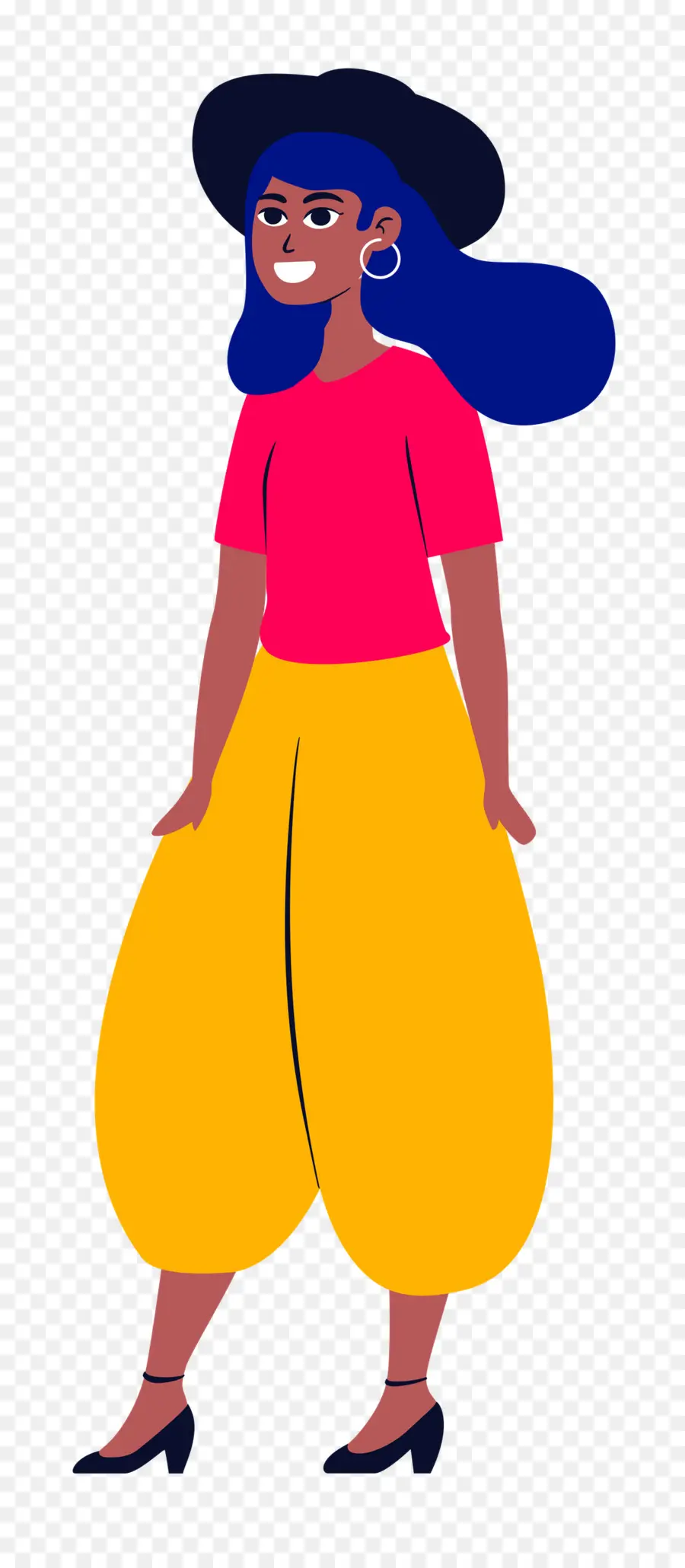 Femme De Dessin Animé，Illustration PNG