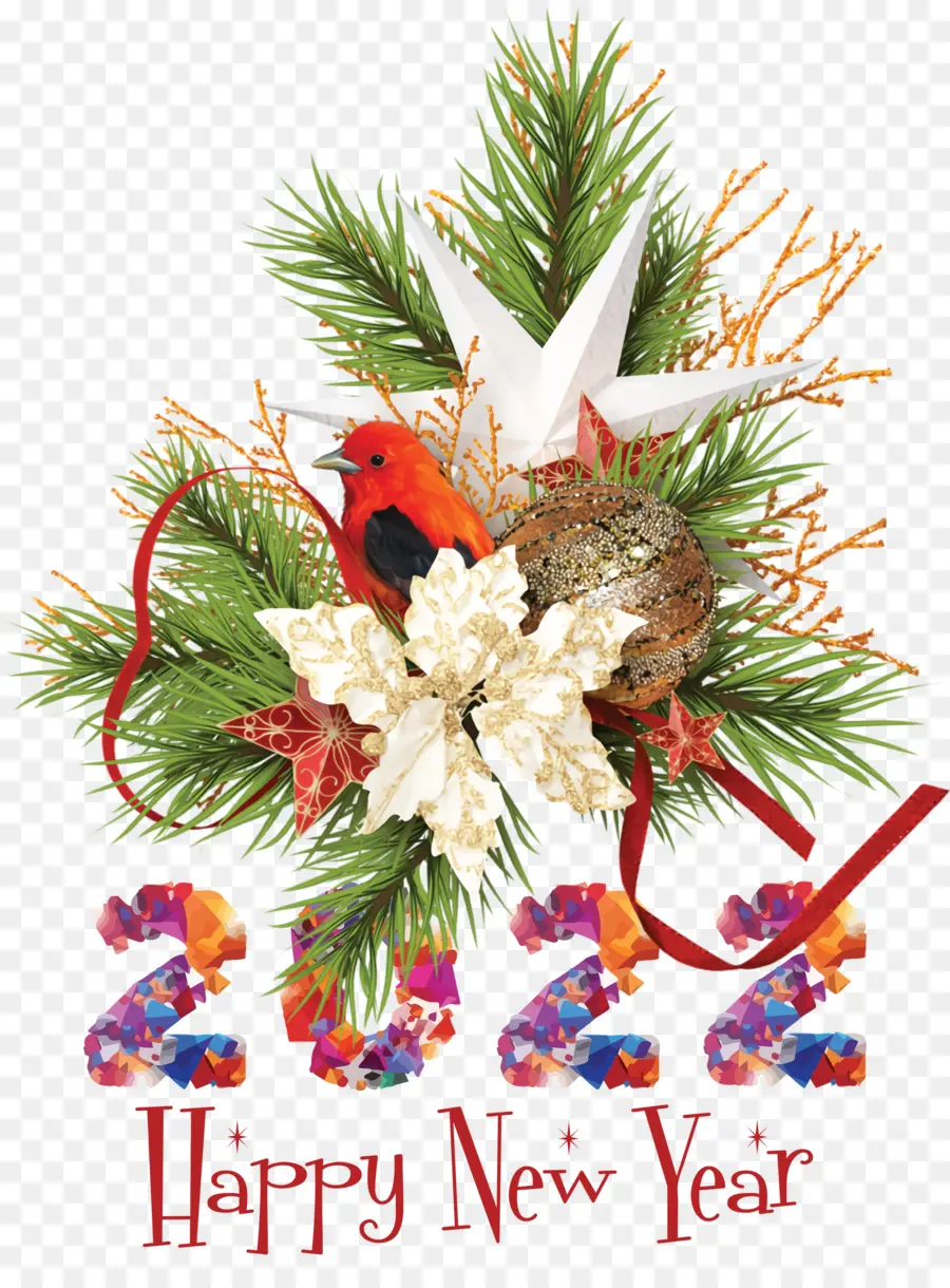 Arrangement De Noël，Oiseau PNG