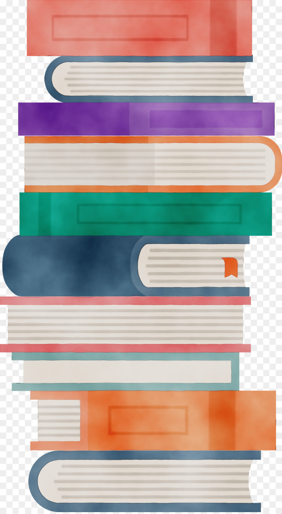 Pile De Livres，En Lisant PNG