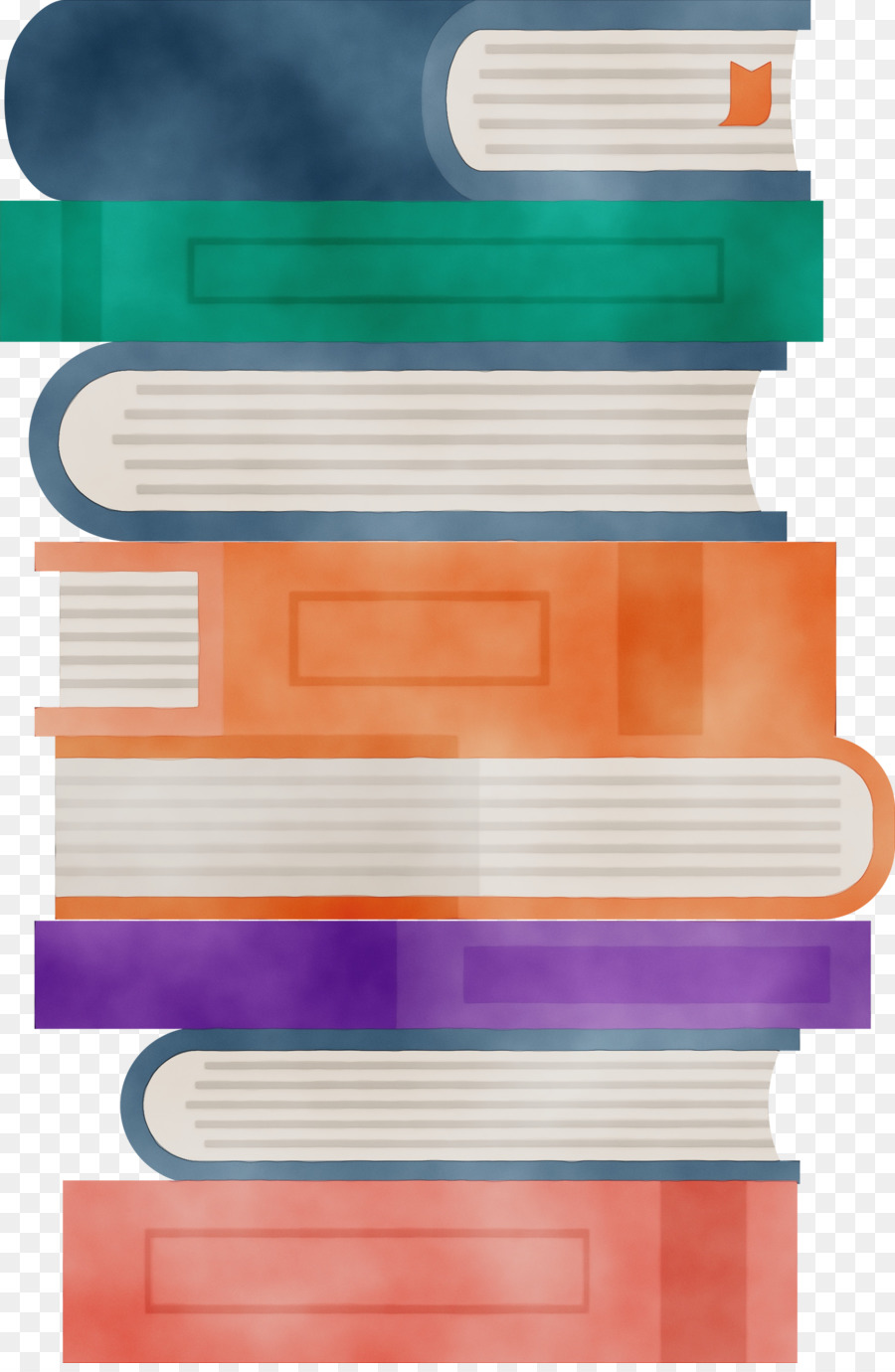 Pile De Livres，En Lisant PNG