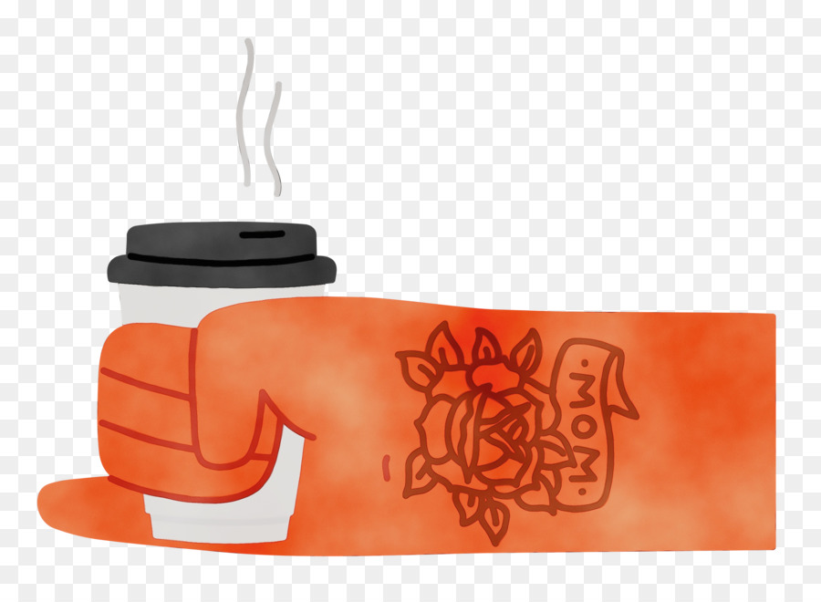 Gant Avec Du Café，Tatouage PNG