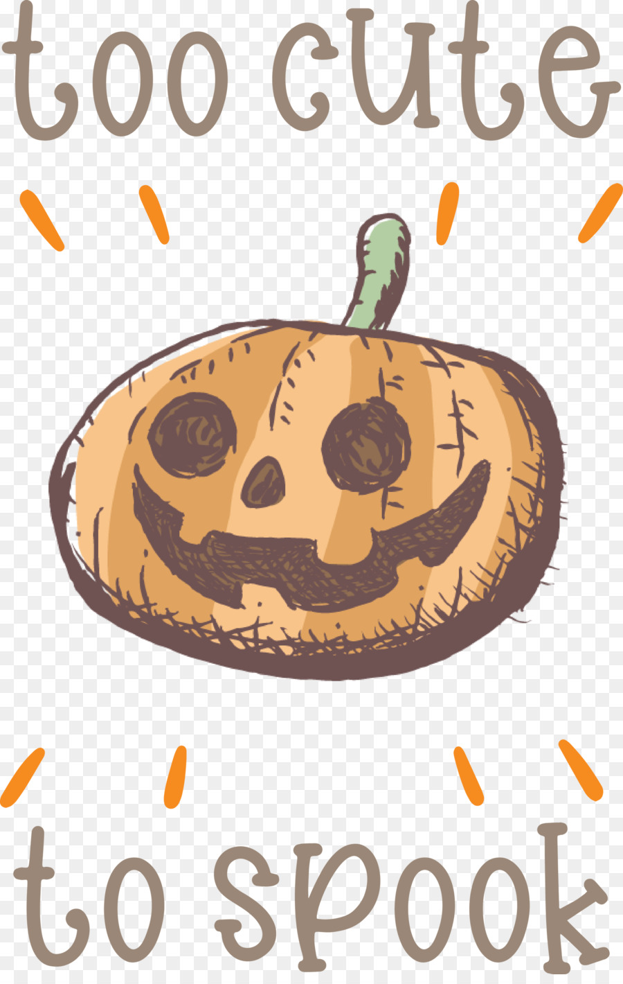 Citrouille Mignonne，Halloween PNG