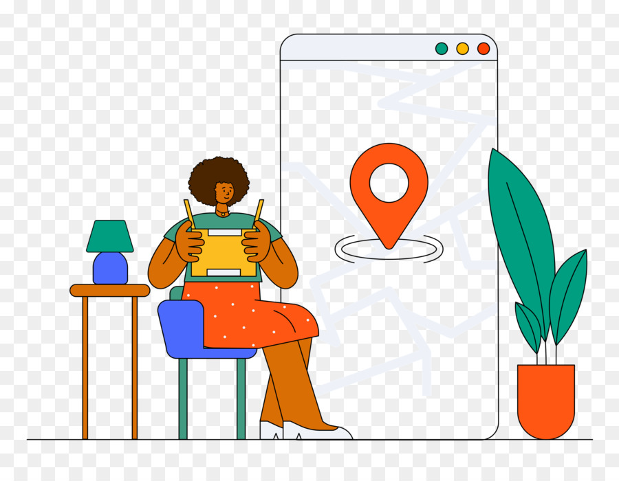 Personne Avec Téléphone，épingle De Localisation PNG