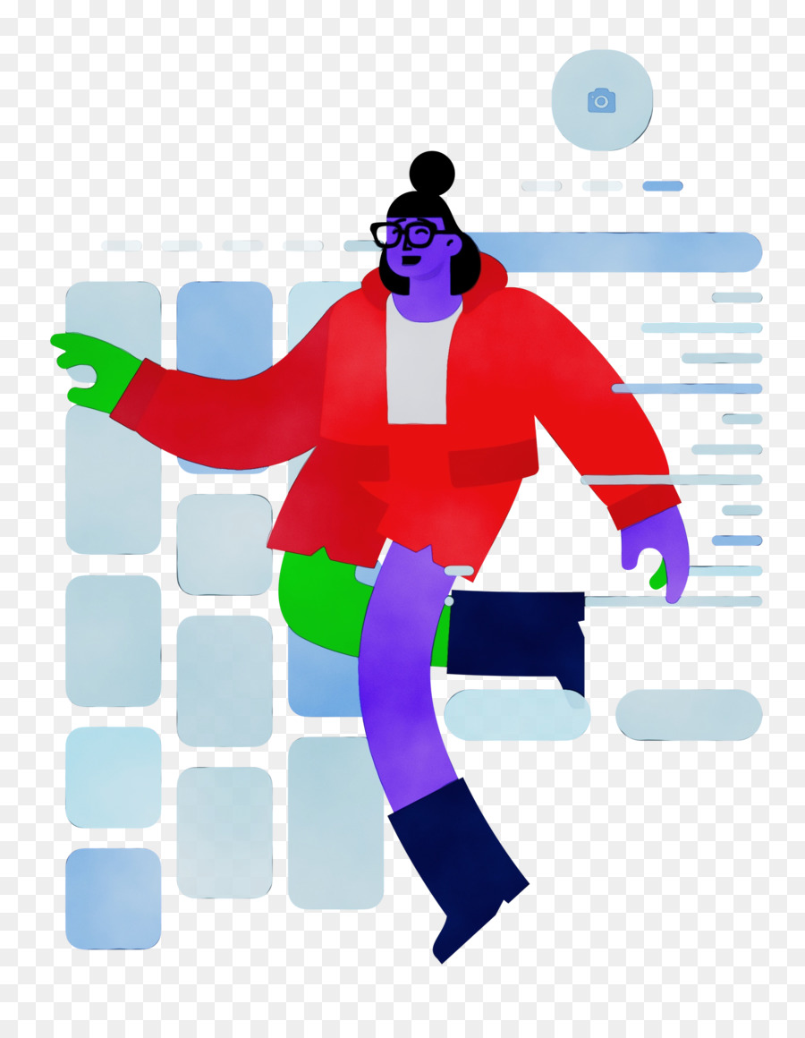 Caractère，Violet PNG