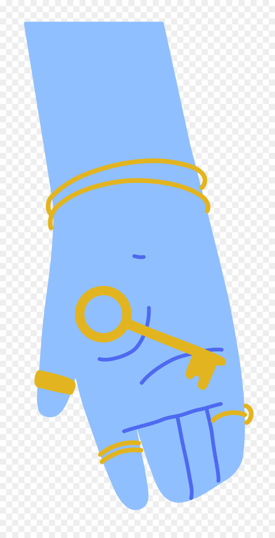 Dessin Animé，Bleu électrique M PNG