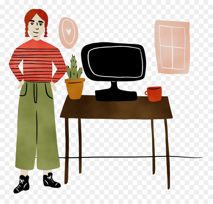 Femme，Bureau PNG