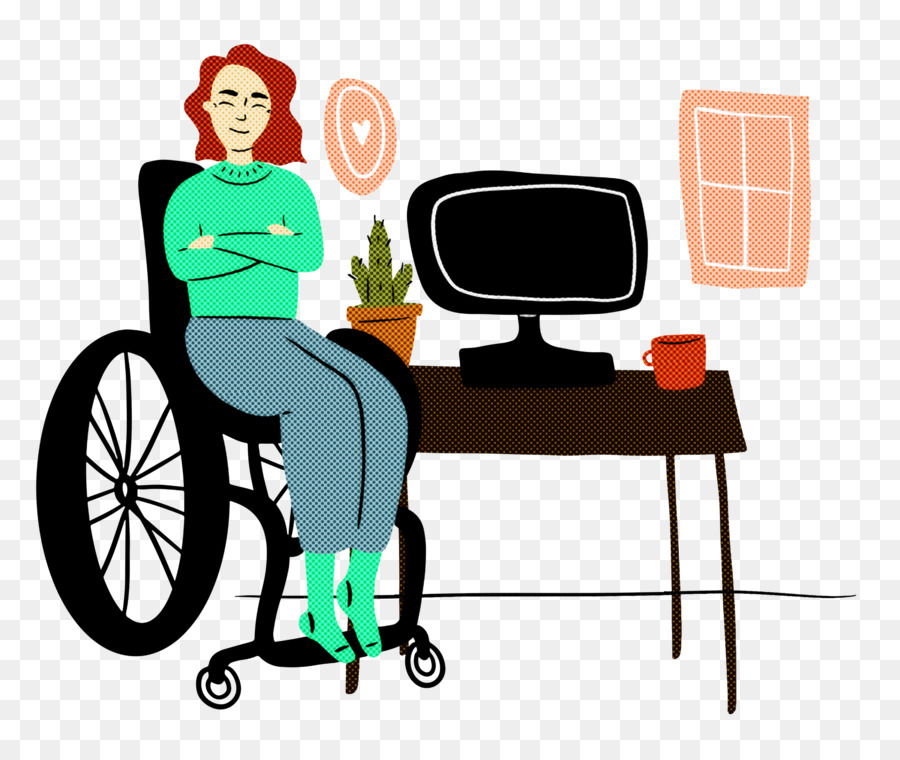 Personne En Fauteuil Roulant，Invalidité PNG